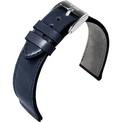Eulit Pferdeleder Shell Cordovan 22mm" E58484622502" - blau