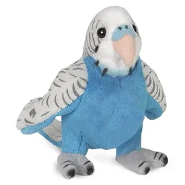 Teddy-Hermann Wellensittich blau