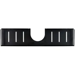 Duschablage WENKO "Turbo-Loc Duschstangencaddy Altarella L", schwarz, B:45cm H:4cm T:10,5cm, Edelstahl, Regale, Befestigen ohne Bohren