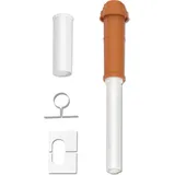 Buderus Grundbausatz DO Dachdurchführung - 80/125 mm, - rot