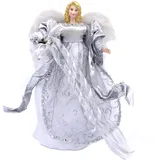 The Christmas Workshop The Christmas Workshop, Engel für Christbaumspitze Silber