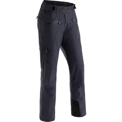 Skihose MAIER SPORTS "Backline Pants W", Damen, Gr. 38, Normalgrößen, blau (dunkelblau), 67% Baumwolle, 33% Polyamid, Hosen, Lässig geschnittene Skihose für Piste und Gelände