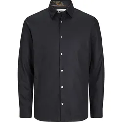 Jack & Jones Hemd NORDIC FLORES Langarmhemd mit Kent-Kragen