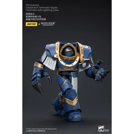 Joy Toy Warhammer The Horus Heresy 1/18 Ultramarines Cataphractii Terminator Squad mit Blitzklingen Actionfigur 14 cm
