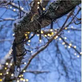 Star Trading System-Lichterkette LED 3 m Schwarz warmweiß