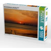 Calvendo Sonnenuntergang am Jade-Weser-Port Puzzle