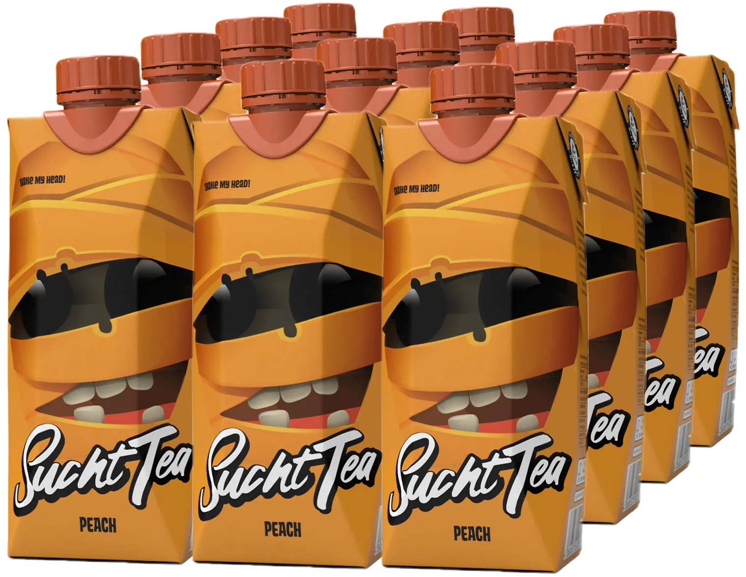 Suchttea Eistee Pfirsich 0,5 Liter, 12er Pack