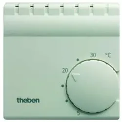 1St. Theben 7010001 Raum-Thermostat, Wandgehäuse 74x74x28 mm, weiß RAMSES 701