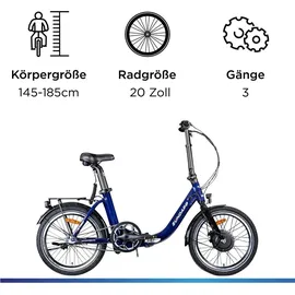 Zündapp ZXT20 20 Zoll RH 36 cm blau