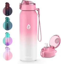 luxuskollektion Trinkflasche Rosa/Weiss 0,7 l
