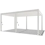 pergoline Pavillon Superior 3,6 x 5,3 m Weiß