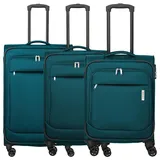 Travelite Priego Koffer-Set 3-tlg. petrol