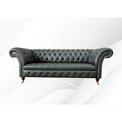 JVmoebel Chesterfield-Sofa, Chesterfield 3 Sitzer Sofa Design Sofa Couch 255 cm
