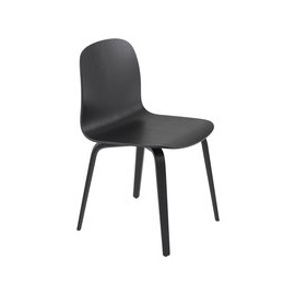 Muuto Stuhl Visu Chair Wood Base black