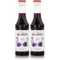 Monin Veilchen Sirup 250 ml - Für Cocktail und Kaffee (2er Pack)
