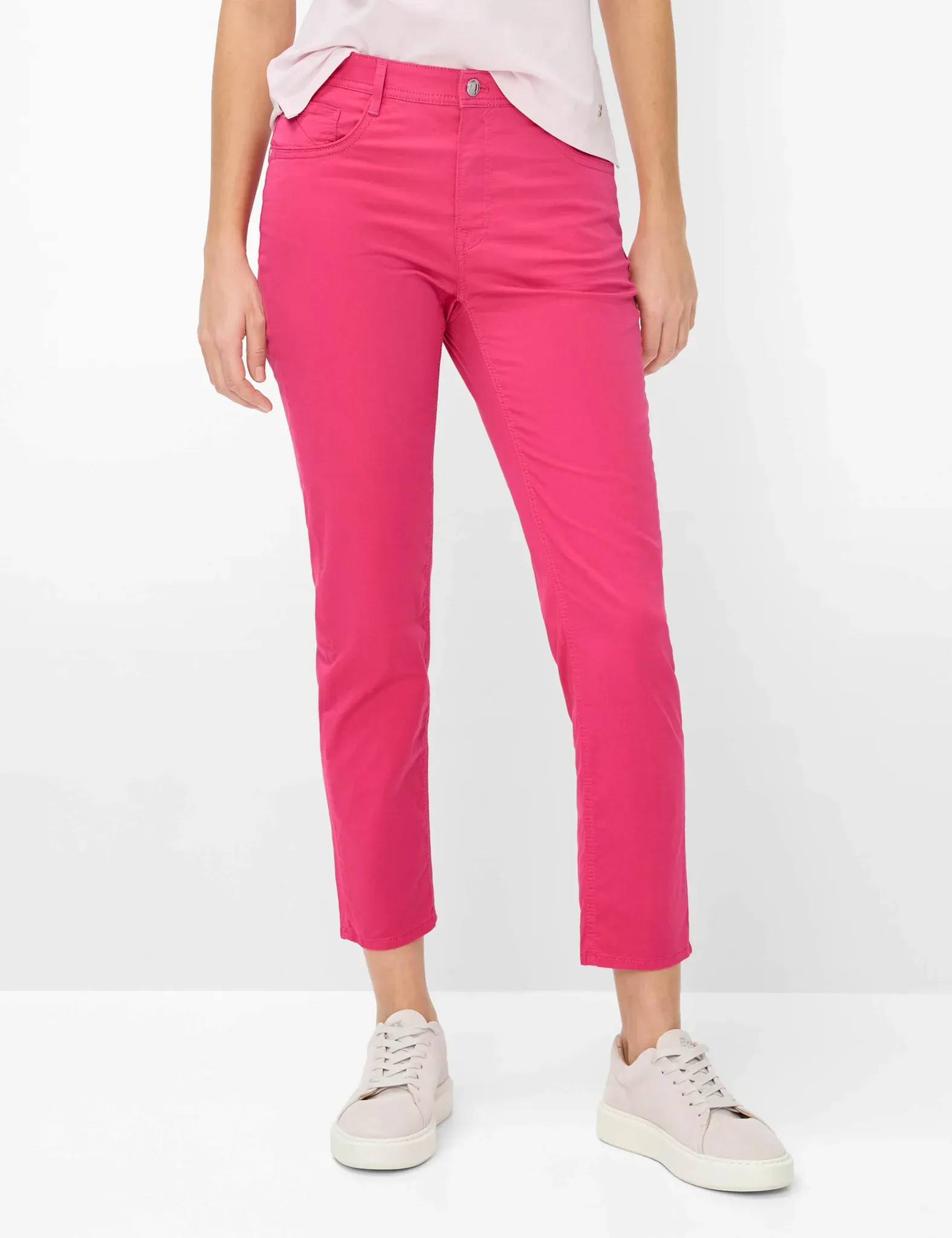 Brax Damen Five-Pocket-Hose Style CAROLA S RASPBERRY SORBET, Rosa, Gr. 48