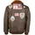 Top Gun Lederjacke Dunkelbraun S