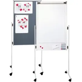 Franken Kombiflipchart 76 x 121 cm Blau/Grau/Weiß