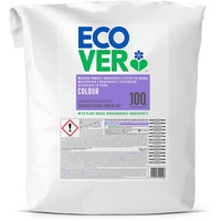 Ecover Color Waschpulver Konzentrat Lavendel (7,5 kg / 100 Waschladungen), Colorwaschmittel mit pflanzenbasierten Inhaltsstoffen, Waschmittel Pulver für reine Buntwäsche