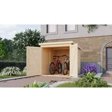 Karibu Fahrradgarage Naturbelassen 162,5 cm x 216,5 cm