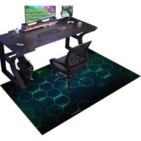 EYEWEB Bodenschutzmatte, Unterlage Schreibtischstuhl, Gaming Unterlage Stuhl, Bürostuhl Teppich Unterlage-Kratzfest für Parkett und Hartböden Bürostuhl Unterlage für Stühle Anti-Silp 160 x 180 cm