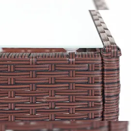 Mendler HWC-D82 Set 4-tlg. braun meliert/creme