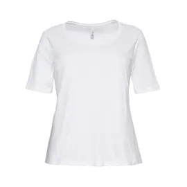 sheego T-Shirt Weiß 44/46