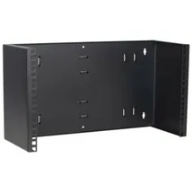 DSIT 6 HE, 19” Montagerahmen für Wandbefestigungen ohne Schaniere - 180mm Tief - Schwarz