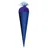 ROTH Schultüte Roth Basteltüte ultramarinblau - 50 cm rund - mit dunkelblauem Tüllverschluss