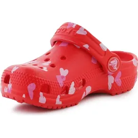 Crocs Unisex Kinder Classic VDay Clog T Clog, Cherry Red, 20/21 EU
