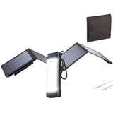 revolt Solar-Powerbank faltbar: Outdoor-USB-Powerbank mit 28-Watt-Solar-Ladegerät, 20.000 mAh (Powerbank mit Solar-Ladefunktion, Faltbares Solarpanel mit Powerbank, Notfall)