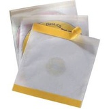 Durable CD/DVD FIX Selbstklebetaschen PP transparent (10er-Pack)