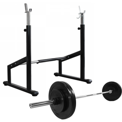 Odin Pro Squat Rack + Waagen & Langhantel (50kg)