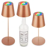 B.K.Licht BRILONER - LED Tischlampe kabellos IP44 mit Touch,