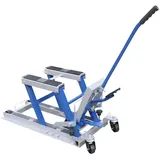 MINRS Motorradhebebühne, Motorradheber hydraulisch bis 680 Kg Belastbar, Motorrad Hydrauliklift 115-375 mm Hubbereich, Hydraulik ATV Motorrad Montageständer Hebemaschine Motorradheber Hebebühne