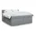 vidaXL Boxspringbett 180 x 200 cm Hellgrau