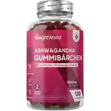 Ashwagandha - 120 Gummibärchen - Beruhigung, entfernt Stress - indischer Ginseng