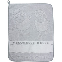 Handtuch PECORELLE Kindergarten Handtuch 40 x 50 cm, Kinderhandtuch aus Frottee 100 % Made in Italy (grau)