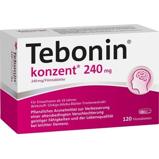 Dr. Willmar Schwabe Tebonin konzent 240 mg Filmtabletten 120 St.