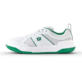 Wilson Pickle Pro Herren-Pickleball-Schuhe, Klassisches Design, Hervorragende Passform, Robuste Struktur, Mit atmungsaktivem Mesh, Bosphorus/Weiß/Bosphorus, Größe 9,5