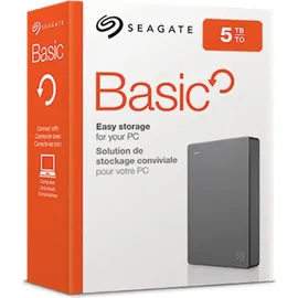 Seagate Basic 5 TB USB 3.0 Schwarz STJL5000400