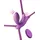 Fantasy For Her Vibro-String „Ultimate G-Spot Butterfly Strap-on“ mit Fernbedienung, lila