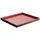 APS 15455 GN 1/1 Tablett "ASIA PLUS", 53 x 32,5 cm, Höhe 3 cm, Melamin, schwarz matt/rot glänzend