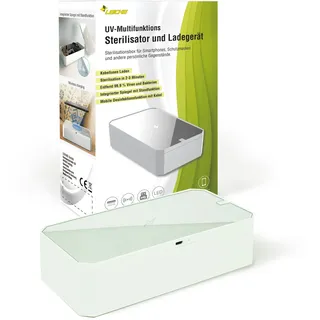 Leicke Wireless Charger mit Sterilisator box | UV Desinfektionsbox