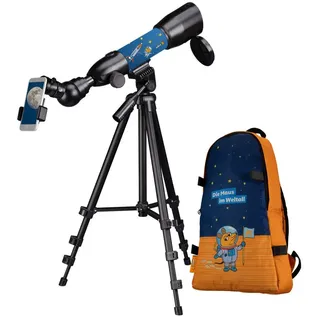 Bresser DieMaus Linsenteleskop 50/350 mit Rucksack