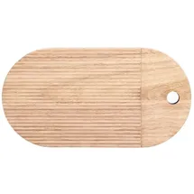 Zeller Schneidebrett CIRCULAR Gummibaum 1-tlg. 20 x 38 cm Braun