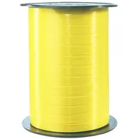 Clairefontaine Geschenkband glatt Gelb 500 m x 7 mm