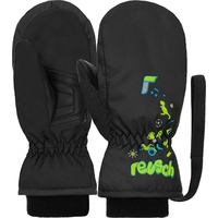 Reusch Baby-Jungen Kids Fäustling Angenehm Warm Winddicht Skihandschuhe Alltagshandschuhe Schnee Schlittenfahren Babyhandschuhe Winter-Handschuhe, 7700 Black, I