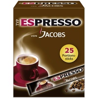 Jacobs Instant-Kaffee Espresso Sticks 25 Portionen (45g)