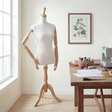 Mendler Schneiderpuppe HWC-Q23 Kunststoff Holz Torso, weiblich